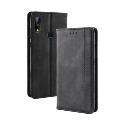 Magnetische gesp retro textuur horizontale Flip lederen case voor ASUS Zenfone Max plus (m2) ZB634KL/Zenfone Max shot ZB634KL met houder & card slots