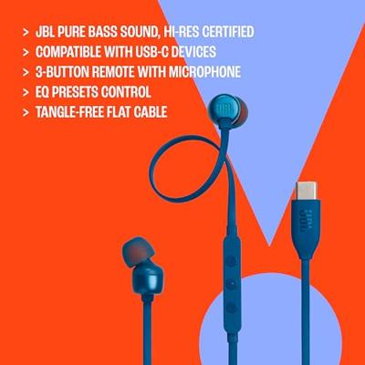 JBL Tune 310C Oordopjes Zwart - thumbnail