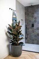 Capi waste bol smooth nl kunststof bloempot 43x41 cm terrazzo beige - thumbnail