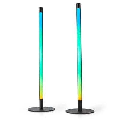 Nedis SmartLife Sfeerverlichting | Wi-Fi | Tube | 600 lm | RGBIC / Warm tot Koel Wit | 2700 - 6500 K | 36 W | Metaal | 2 Stuks - WIFILD10RGBW - thumbnail