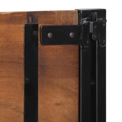 Hoofdeinde 160 cm massief gerecycled en ijzer