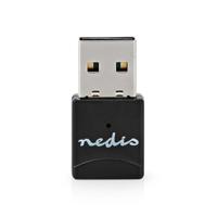 Nedis Netwerk-Dongel | Wi-Fi | AC600 | 2.4/5 GHz (Dual Band) | USB2.0 | Wi-Fi-snelheid totaal: 600 Mbps | Windows 10 / Windows 11 / Windows 8 - - thumbnail