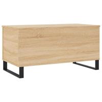 Salontafel 90x44,5x45 cm bewerkt hout sonoma eikenkleurig - thumbnail