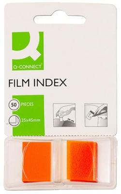 Q-CONNECT index, ft 25 x 45 mm, 50 tabs, oranje