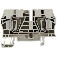 Weidmüller 1608620000-1 Doorgangsserieklem Spanveer Donkerbeige 1 stuk(s) - thumbnail