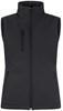 Clique 020959 Padded Softshell Vest Lady - Zwart - M - thumbnail
