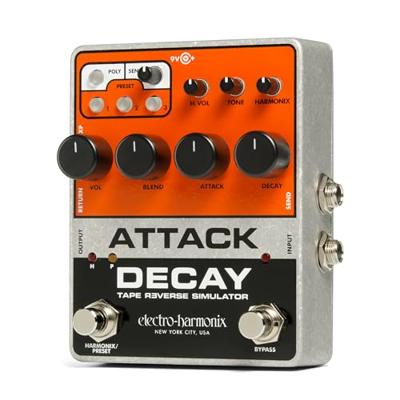 Electro Harmonix Attack Decay Tape Reverse Simulator stompbox