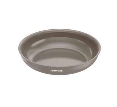 Set van 3 koekenpannen - Geschikt voor alle kookplaten inclusief inductie - ARTHUR MARTIN - AM4587 - Keramiek - Ø 20-24-28 cm + afneembare handgreep - Taupe