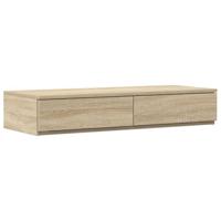Opbergbedframe Sonoma Eiken 236.5 x 90 x 31.5 cm Bewerkt hout - thumbnail