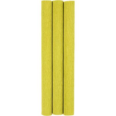 Creativ Company Crêpepapier, vel 25x60 cm, crêpe-verhouding: 180%, 105 gr, lichtgroen, 3 vel/ 1 doos