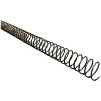 Spiralen om te binden Yosan 5:1 Zwart Metaal Ø 10 mm 100 Stuks - thumbnail