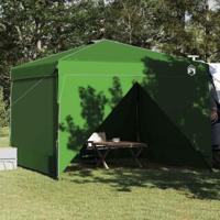 VidaXL Luifeltent groen 290 x 290 x 251 cm stof - thumbnail