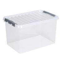 Sunware Q-line box 62 liter transp/metaal - thumbnail
