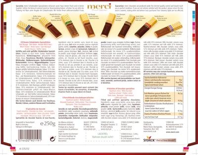 Chocolade merci finest selection 250gr Chocolade merci finest selection 250gr