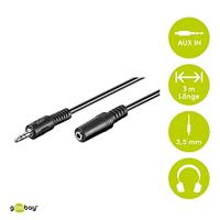 goobay 3,5 mm Jack verlengkabel - thumbnail