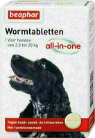 BEAPHAR WORMTABLET ALL-IN-ONE HOND 2,5-20 KG 2 TBL - thumbnail