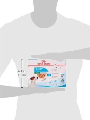 Royal Canin Mini natvoer voor puppy brokjes in saus zakjes 12x85gr - thumbnail