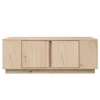Salontafel 110x50x40 cm massief grenenhout - thumbnail