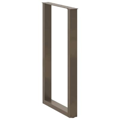 Bartafelpoten 2 st U-vormig 60x(100-101) cm staal naturel