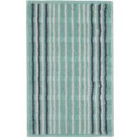 Cawö Cawö Noblesse Lines Streifen Gastendoekje seegrün - thumbnail