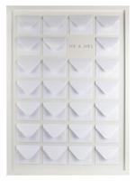 Ginger Ray gastenboek enveloppen op frame 72 cm | 5 stuks - thumbnail