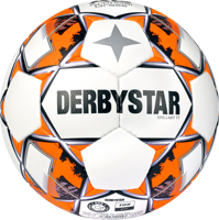 Derbystar Voetbal Brillant TT AG wit zwart oranje 1132 - thumbnail