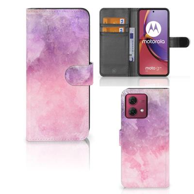 Hoesje Motorola Moto G84 Pink Purple Paint Hoesje Motorola Moto G84 Pink Purple Paint