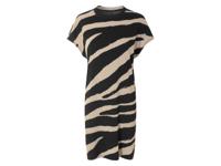 esmara Dames jurk (Zwart/beige, M (40/42)) - thumbnail