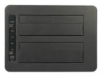 Delock 63957 USB Type-C 10 Gbps dockingstation voor 2 x SATA HDD/SSD met kloonfunctie - thumbnail