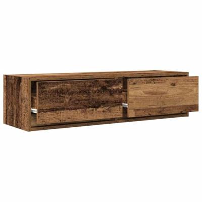 TV-kast met lade Oud hout 100 x 31 x 25,5 cm Bewerkt hout