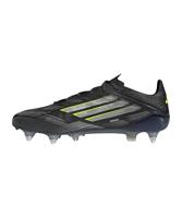 adidas F50 Elite IJzeren-Nop Voetbalschoenen (SG) Zwart Zilver Neongeel - thumbnail
