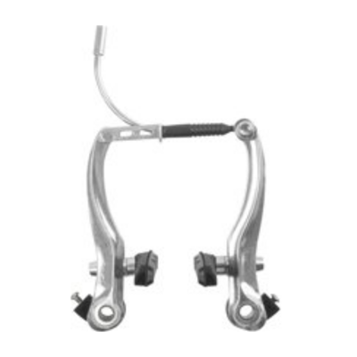 Alhonga V-brake rem-set zilver voor + achter compleet