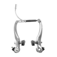 Alhonga V-brake rem-set zilver voor + achter compleet - thumbnail