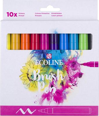 Talens ecoline brush pen, 10st.