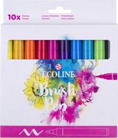 Talens ecoline brush pen, 10st. - thumbnail