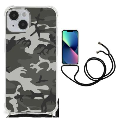 iPhone 14 Doorzichtige Silicone Hoesje Army Light iPhone 14 Doorzichtige Silicone Hoesje Army Light