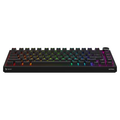 Savio ASTRAL BLACK JADE toetsenbord Gamen USB QWERTY US International Zwart