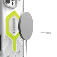 Urban Armor Gear Pathfinder MagSafe Case Backcover Apple iPhone 16 Pro Neon, Transparant MagSafe compatible - thumbnail
