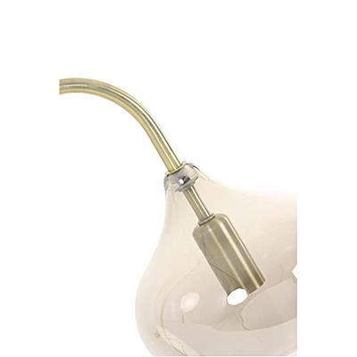 Light & Living Tafellamp 'Rakel', antiek brons+smoke
