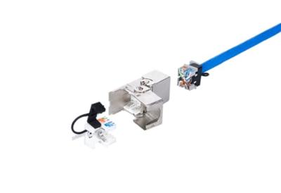Metz Connect Netwerk Adapter CAT 6A Aluminium (metallic)