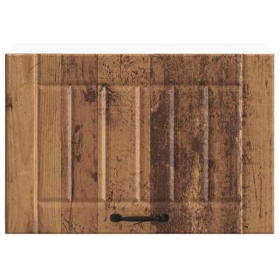 Keukenbovenkast Lucca bewerkt hout oud houtkleurig