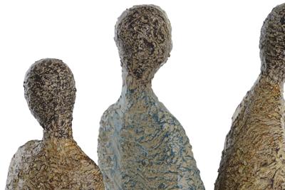 Decoratieve figuren DKD Home Decor Afrikaanse Hars Multicolour (33,5 x 14,5 x 41 cm)