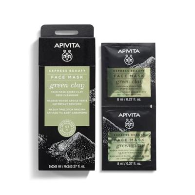 Apivita Masks & Scrubs Face Mask with Green Clay Mask 16ml