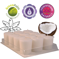 Votief Kaars Green Palm Kokoswas Geurloos - thumbnail