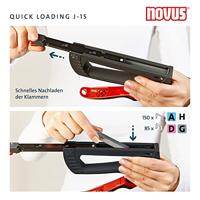 Novus Office HANDTACKER J-15 030-0441 Nietpistool Lengte nieten 4 - 10 mm - thumbnail