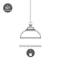 Home sweet home lampenkap Takis 29 - mat zwart - thumbnail