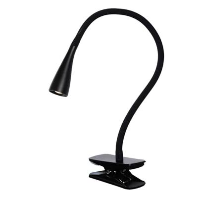 Lucide ZOZY - Klemlamp - LED 3 StepDim - 1x4W 3000K - Zwart