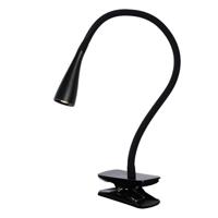 Lucide ZOZY - Klemlamp - LED 3 StepDim - 1x4W 3000K - Zwart - thumbnail