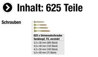 Connex Tx-Schroeven 30+40+50+60 Box 625St - B30048 - thumbnail