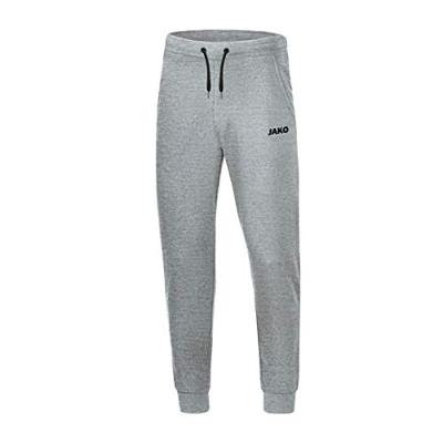 JAKO 6565 Joggingbroek Base Met Boord - Lichtgrijs Gemeleerd - XXL